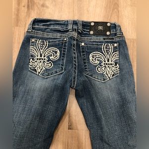 Miss Me boot cut stretch jeans